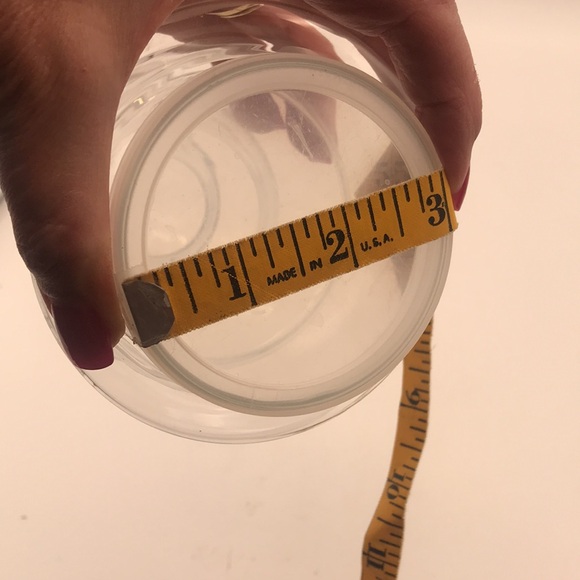 VTG Libbey Glass Apothecary Tree Jar w/ Plastic Lid on Bottom - Picture 5 of 5